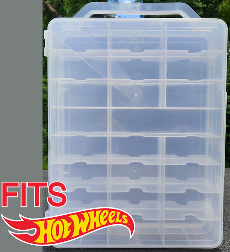 Clear carry case cars fit - clear,