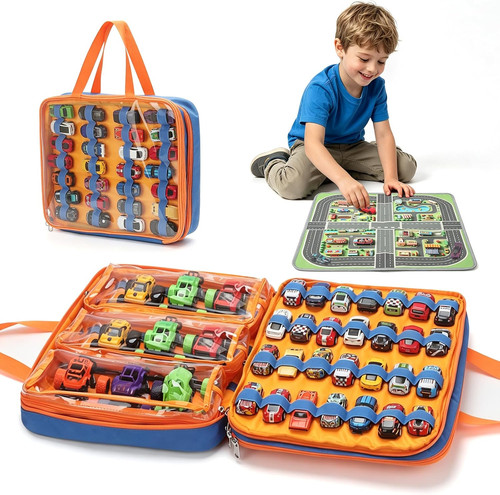 Slots toy car storage - toy,
